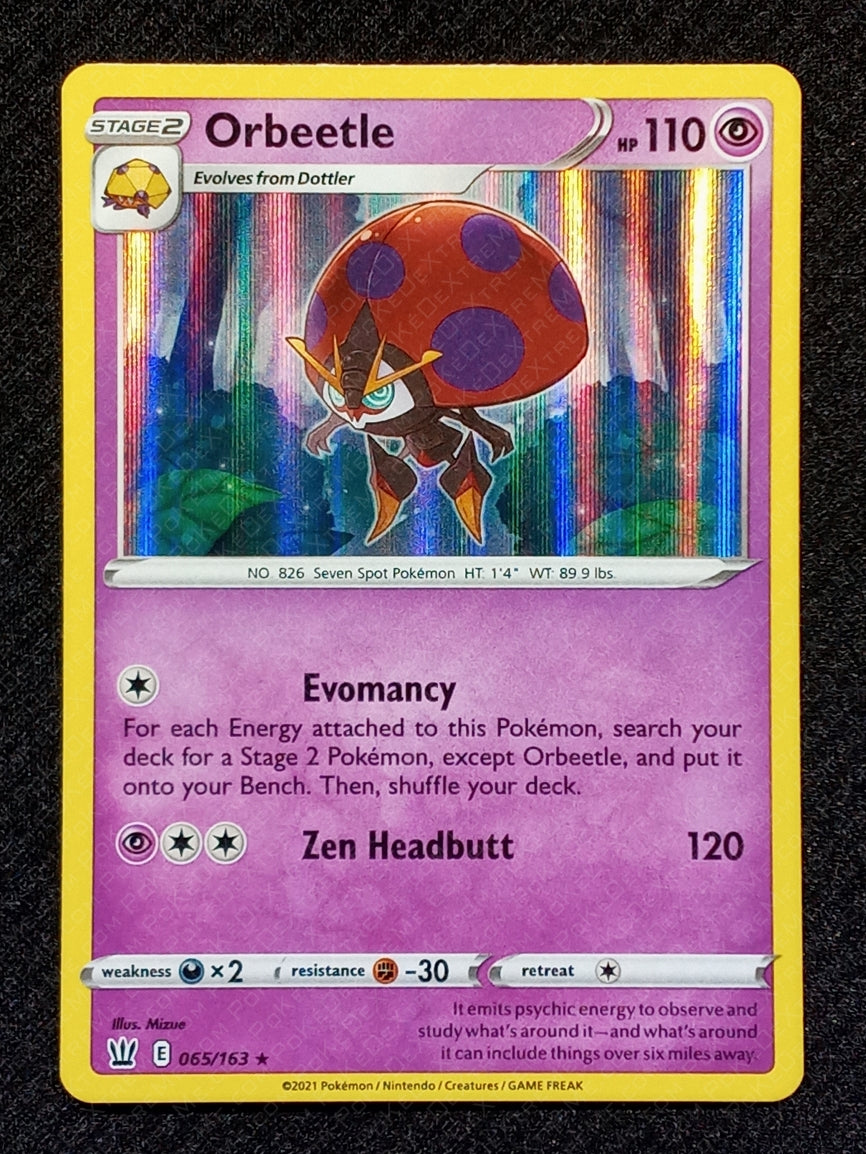 065/163 Orbeetle {Regular Holo}