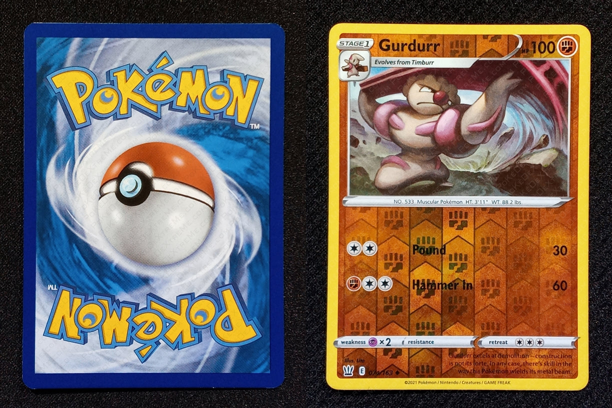 074/163 Gurdurr {Reverse Holo}