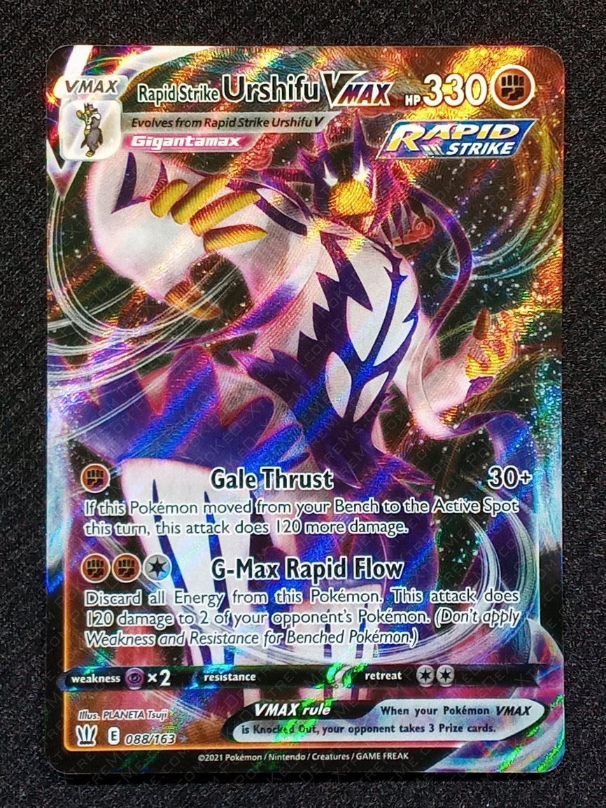 088/163 Rapid Strike Urshifu Vmax {Full Art Holo}