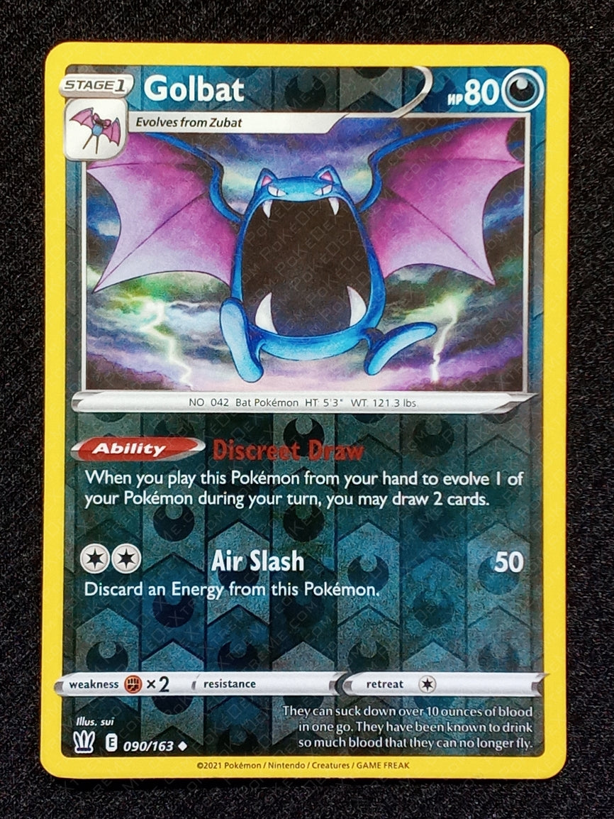 090/163 Golbat {Reverse Holo}