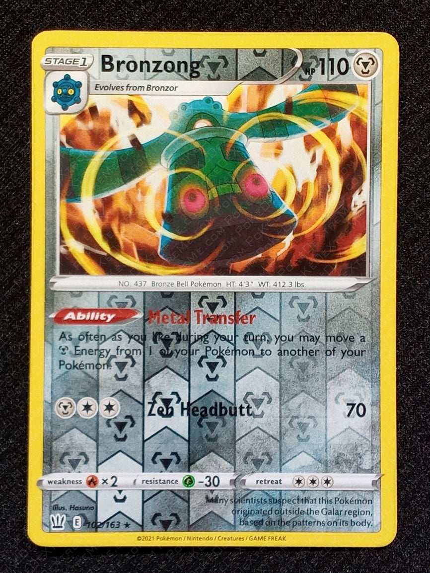 102/163 Bronzong {Reverse Holo}