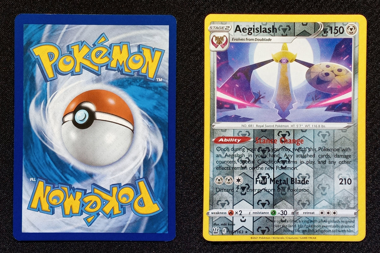 107/163 Aegislash {Reverse Holo}