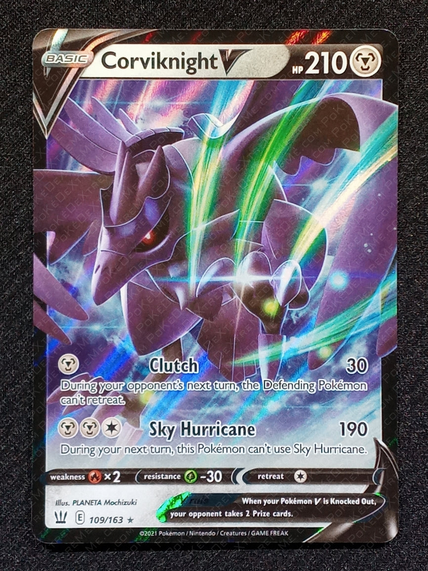 109/163 Corviknight V {Full Art Holo}