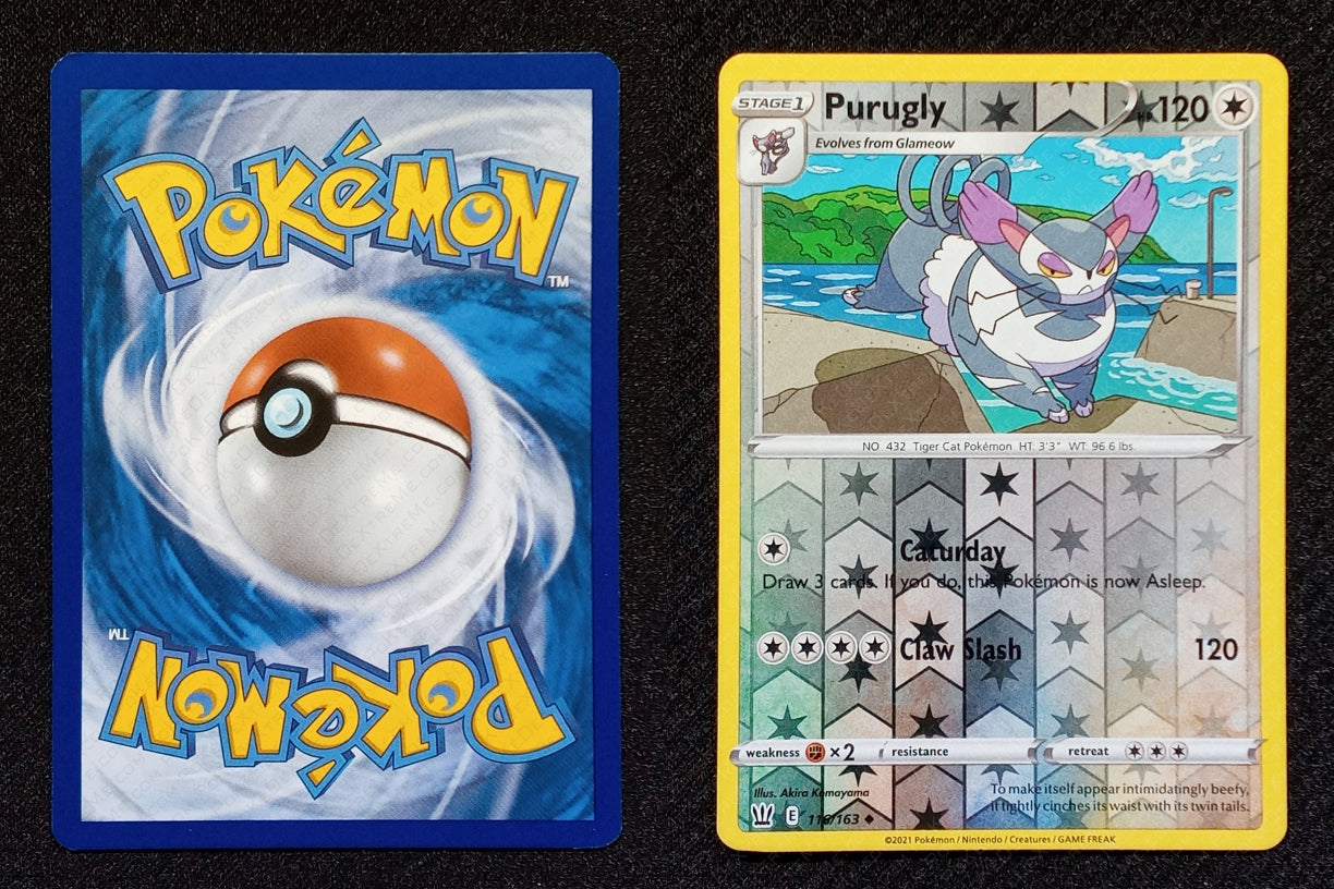 116/163 Purugly {Reverse Holo}