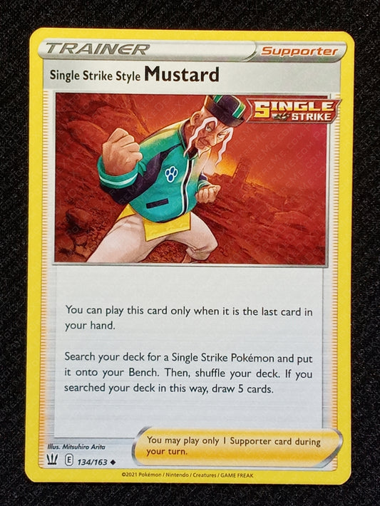 134/163 Single Strike Style Mustard