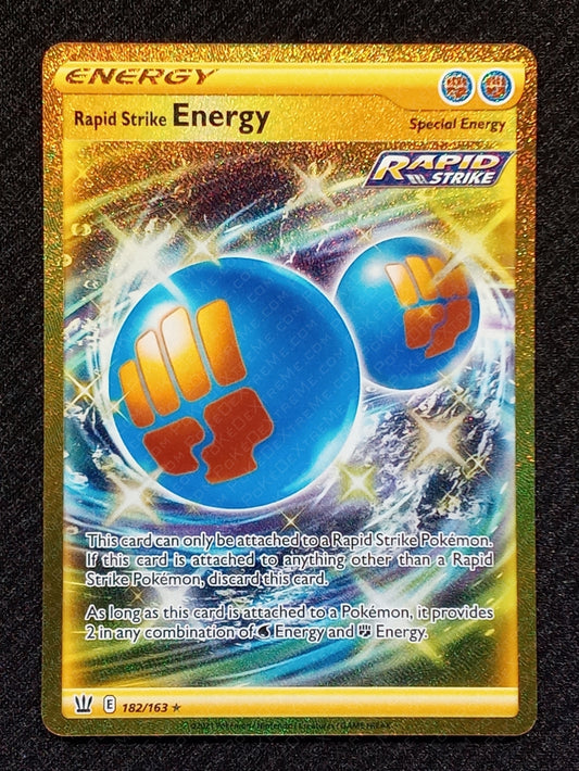 182/163 Rapid Strike Energy {Full Art Holo}