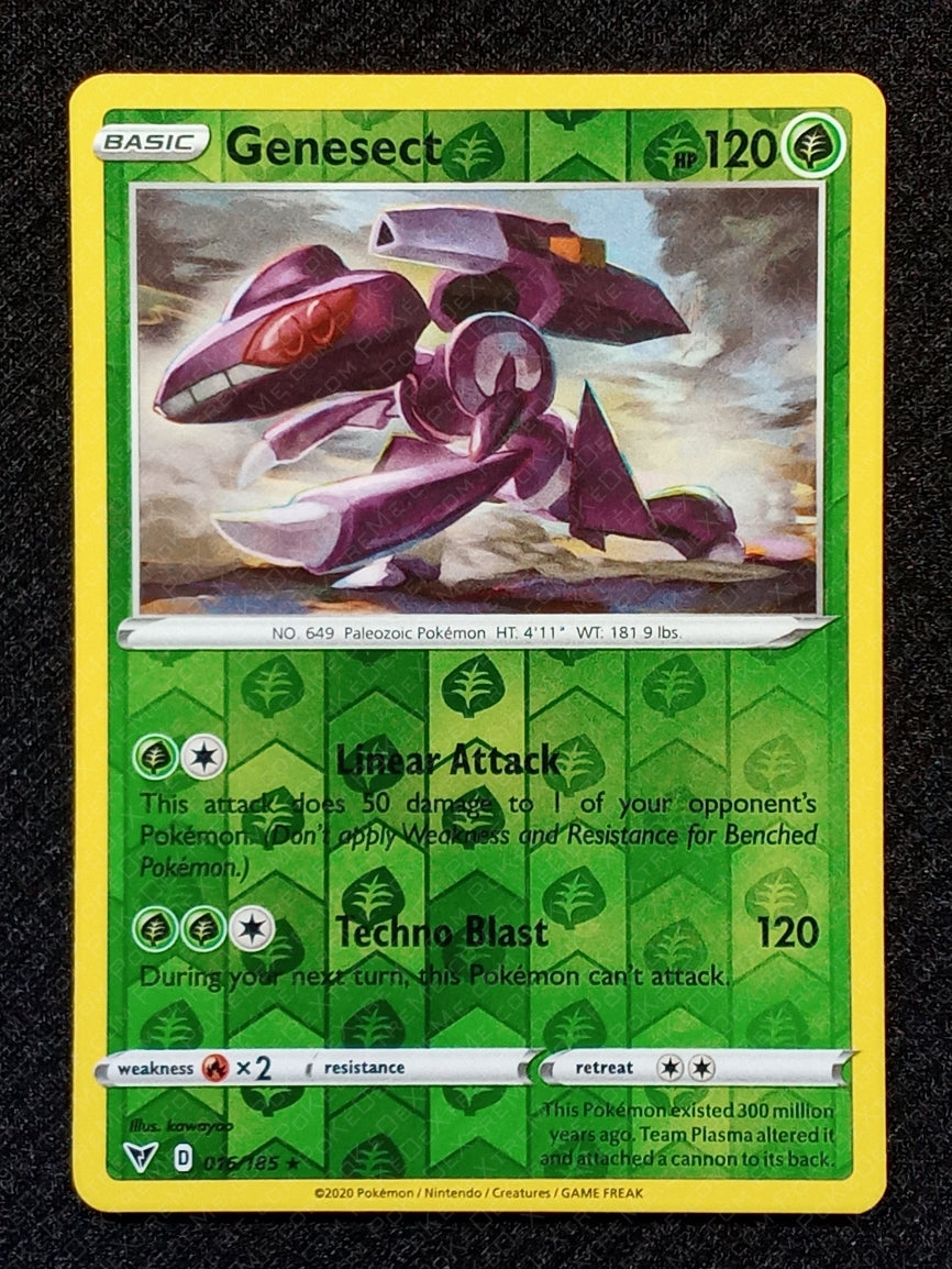 016/185 Genesect {Reverse Holo}