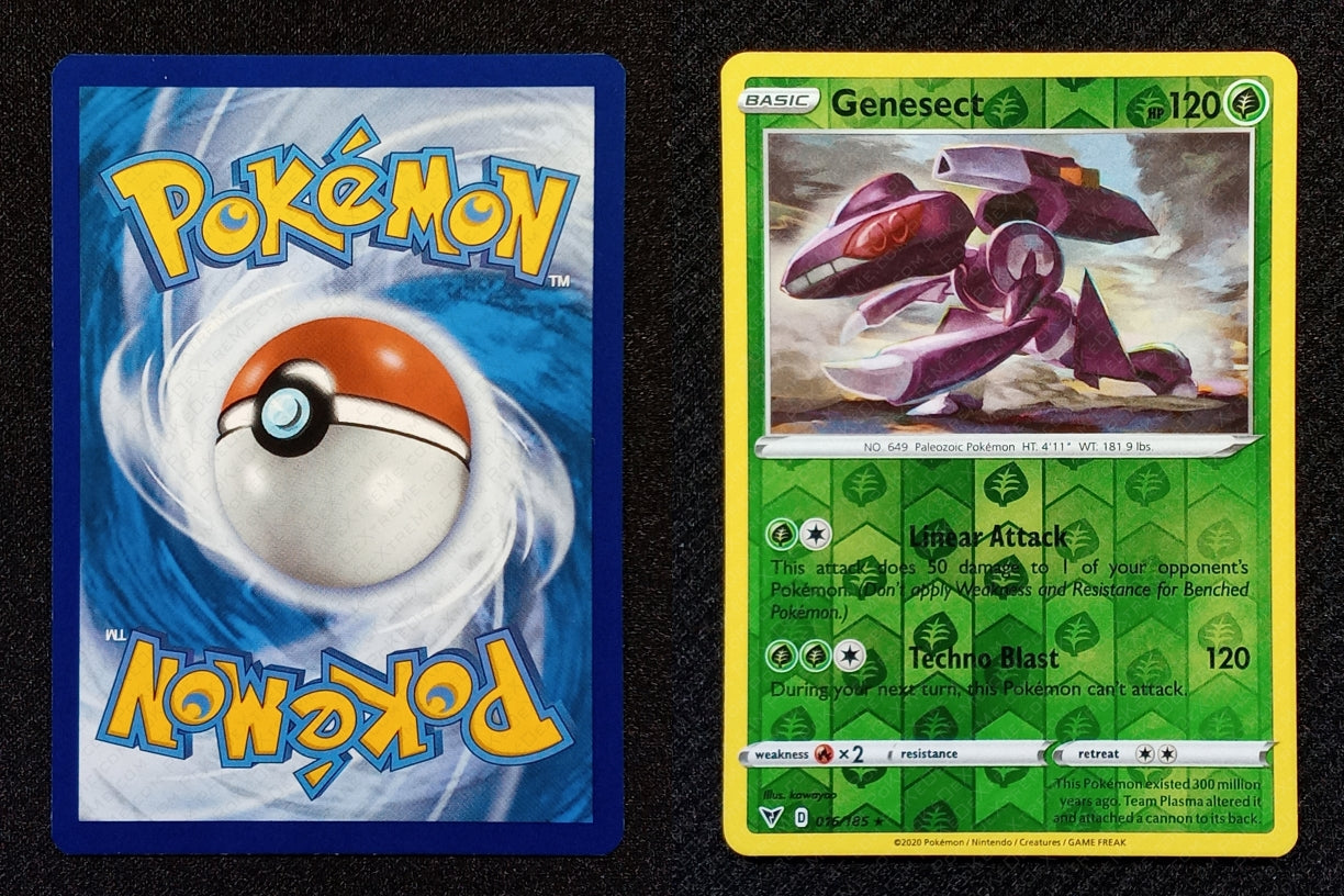 016/185 Genesect {Reverse Holo}