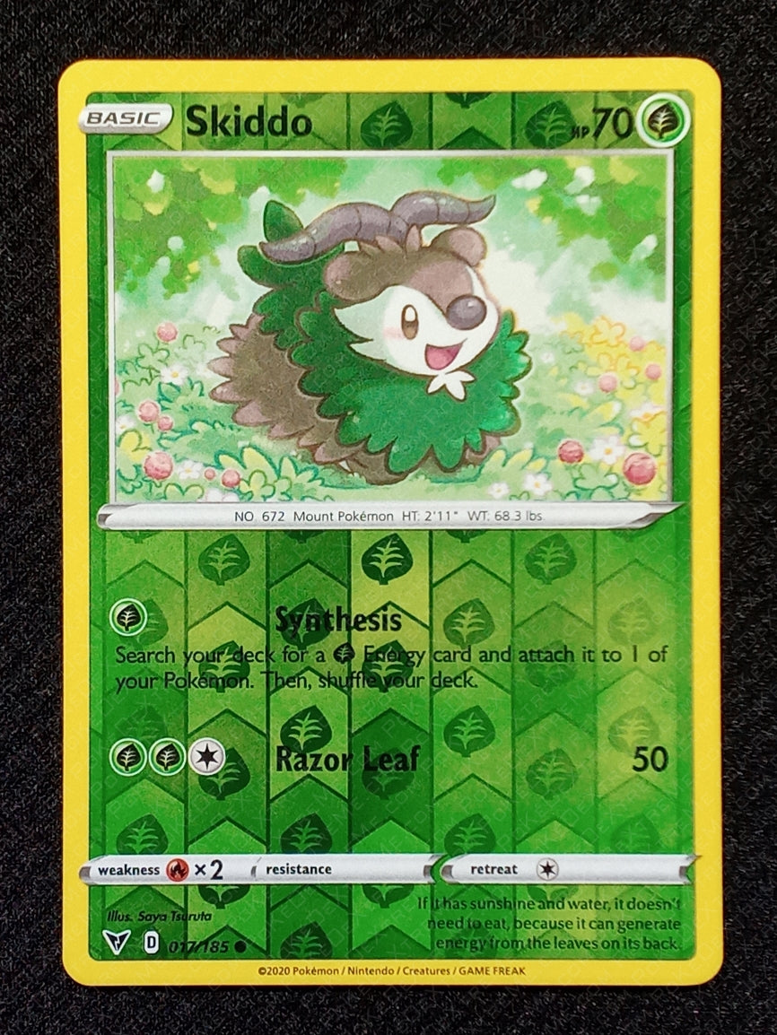 017/185 Skiddo {Reverse Holo}