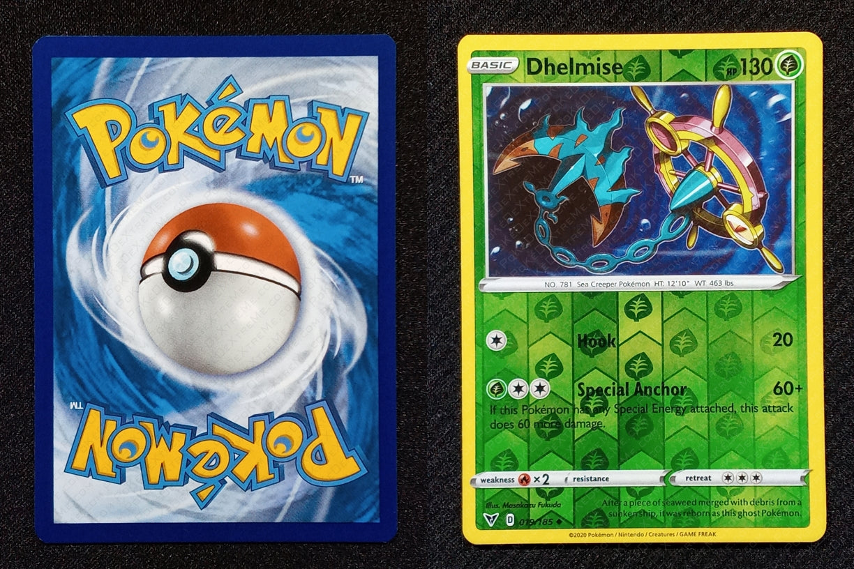 019/185 Dhelmise {Reverse Holo}