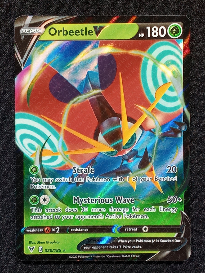 020/185 Orbeetle V {Full Art Holo}