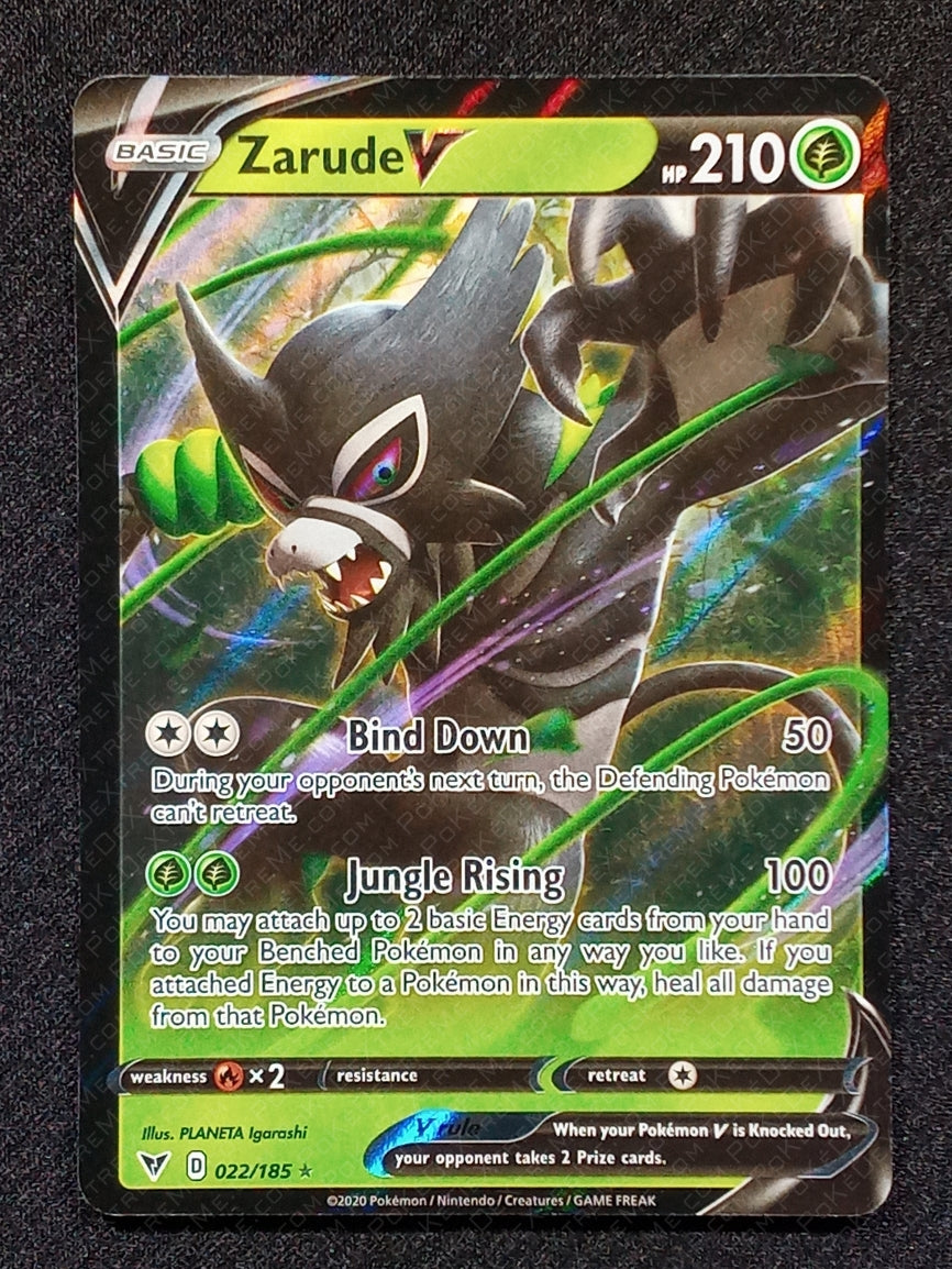 022/185 Zarude V {Full Art Holo}