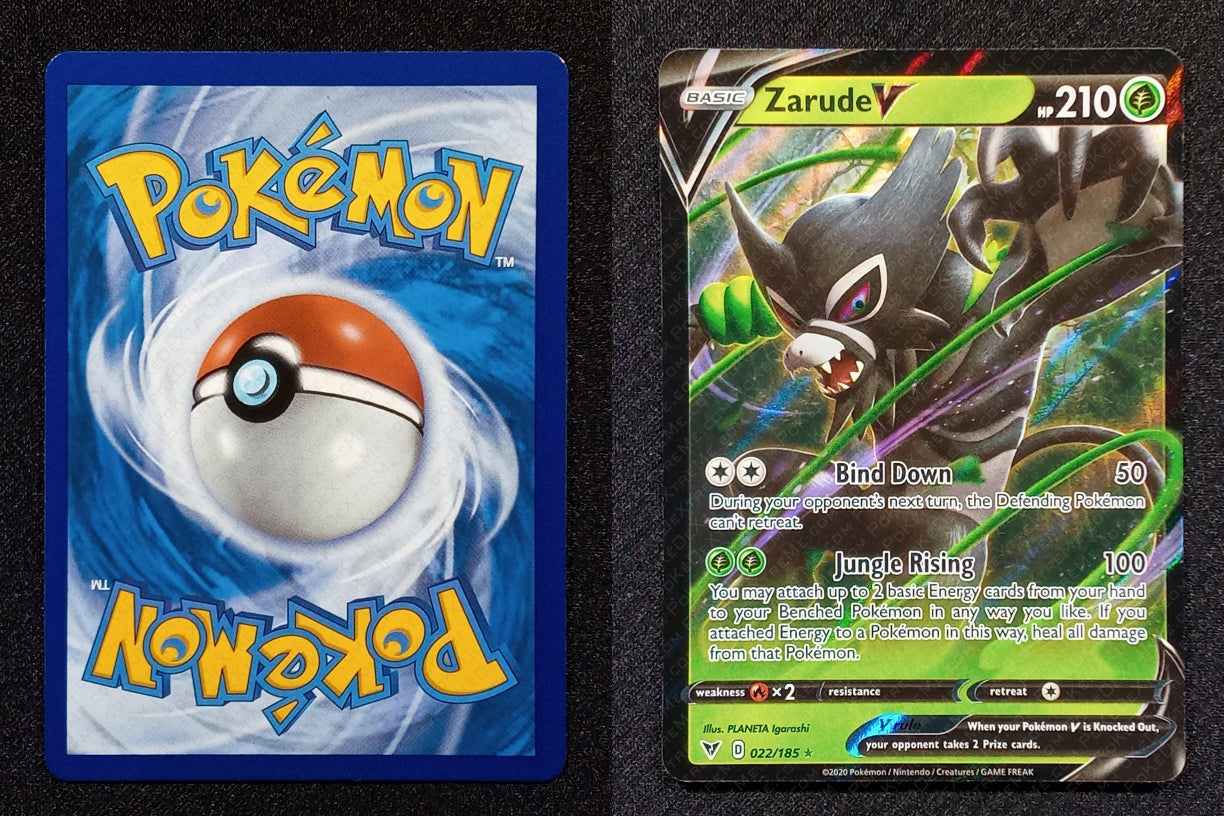022/185 Zarude V {Full Art Holo}
