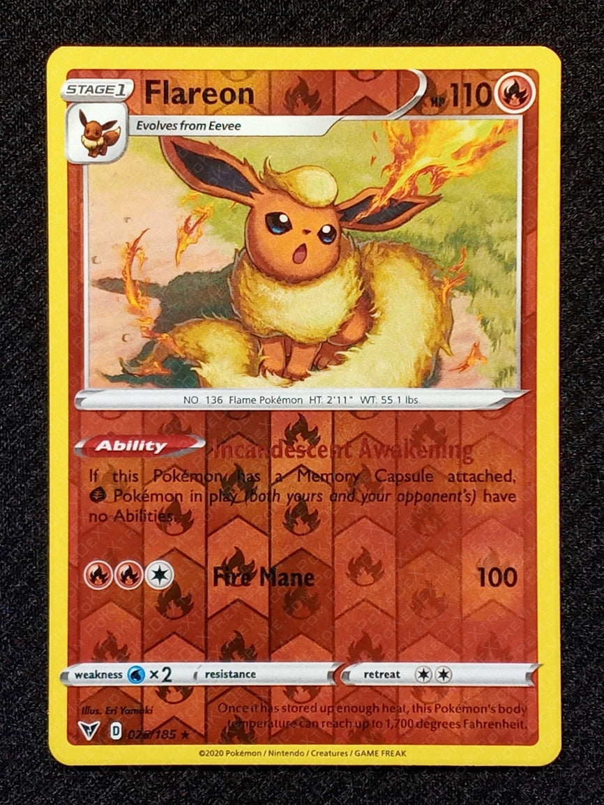 026/185 Flareon {Reverse Holo}