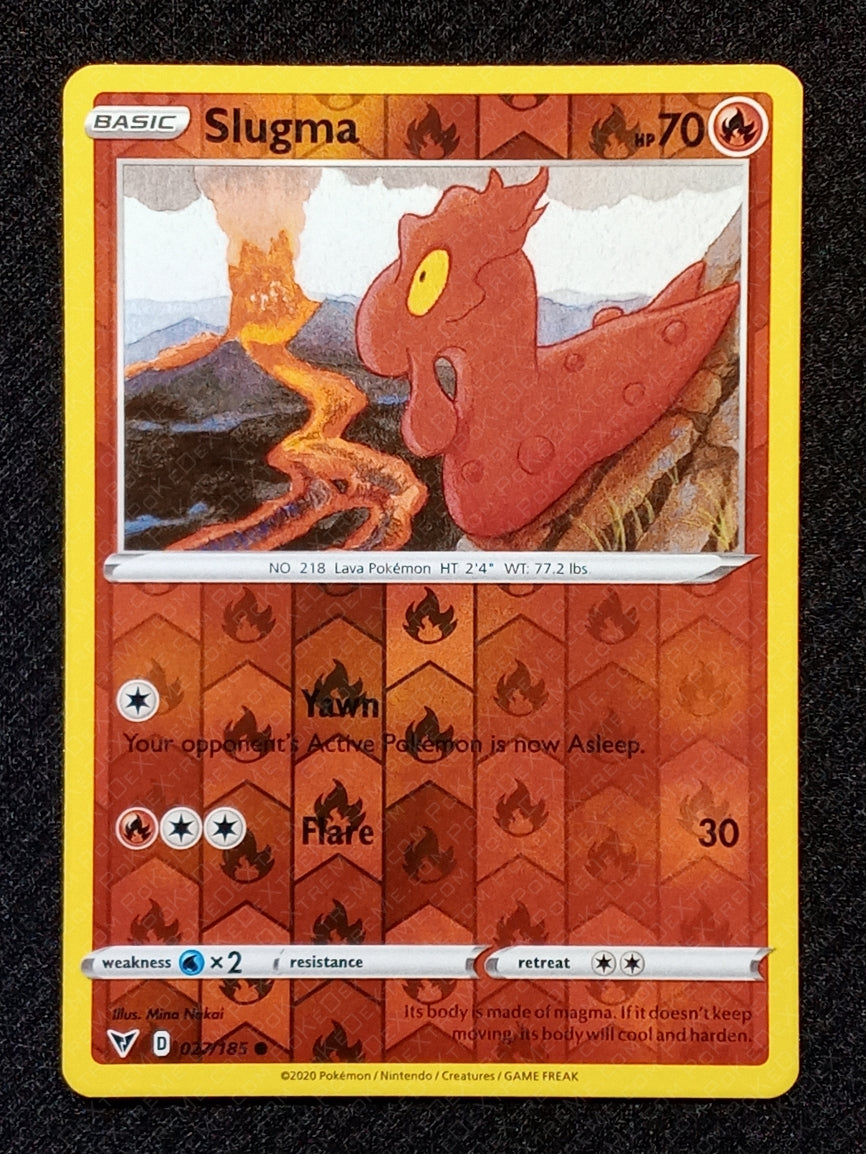 027/185 Slugma {Reverse Holo}