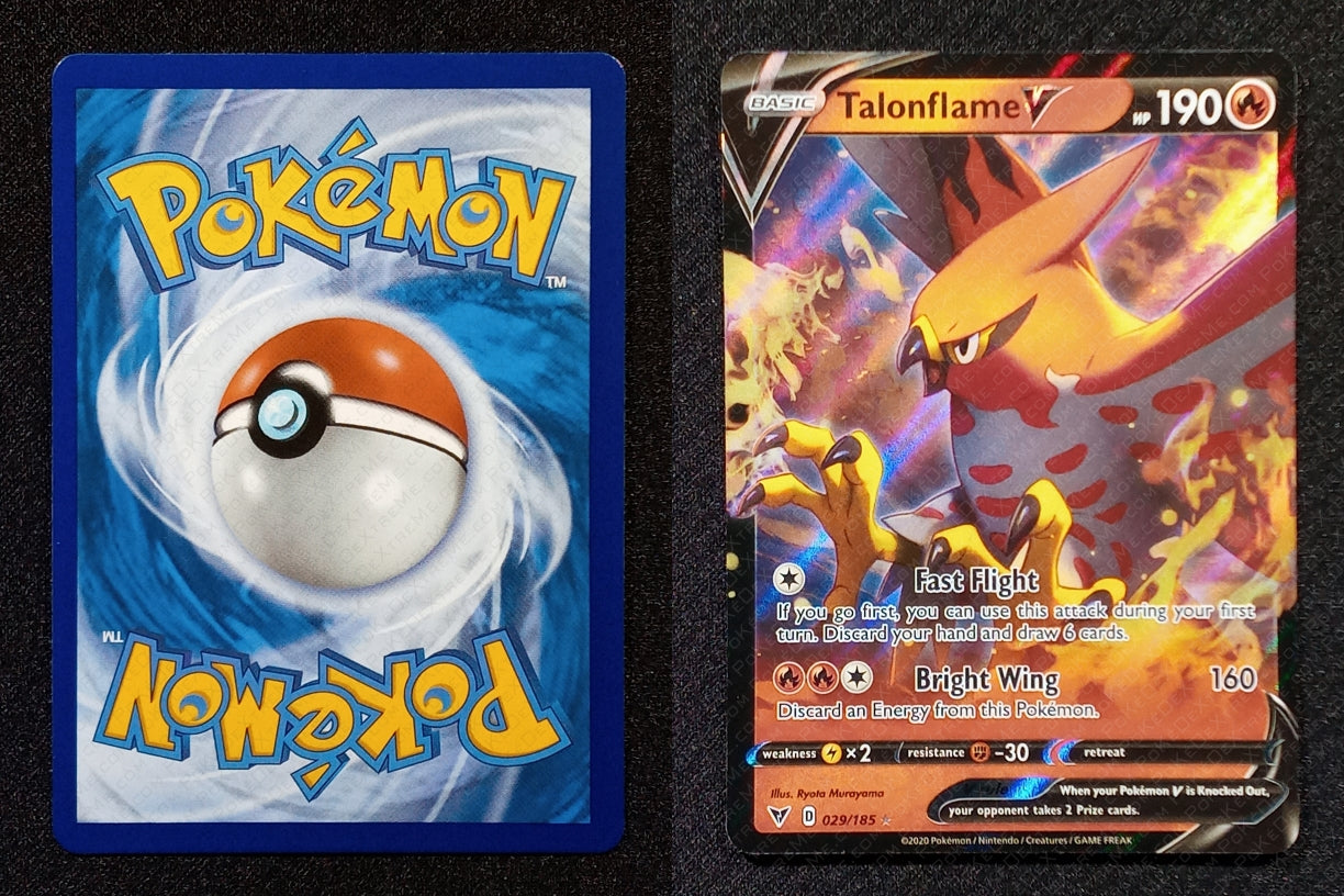 029/185 Talonflame V {Full Art Holo}
