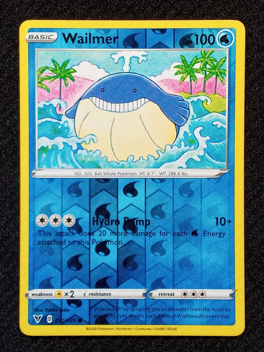 031/185 Wailmer {Reverse Holo}