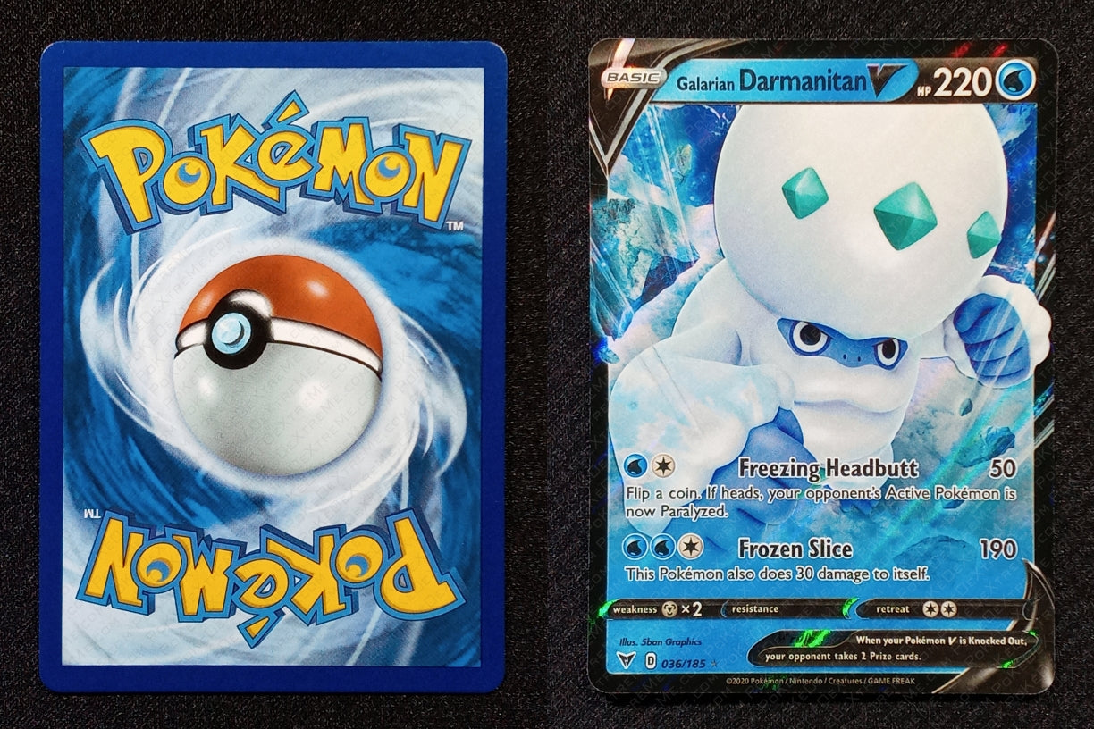 036/185 Galarian Darmanitan V {Full Art Holo}