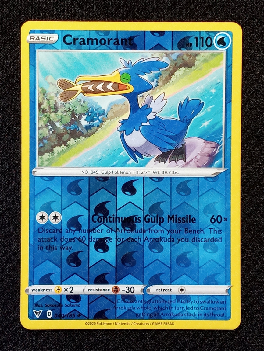 040/185 Cramorant {Reverse Holo}