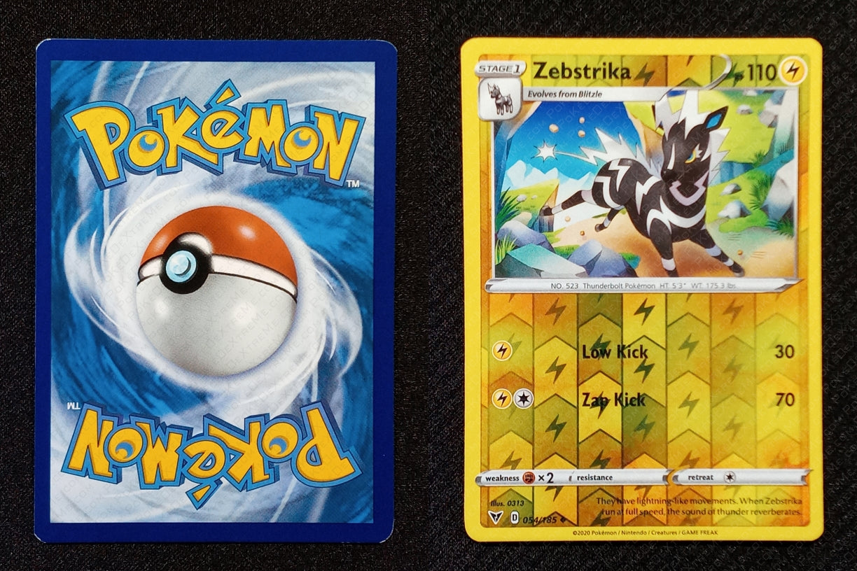 054/185 Zebstrika {Reverse Holo}