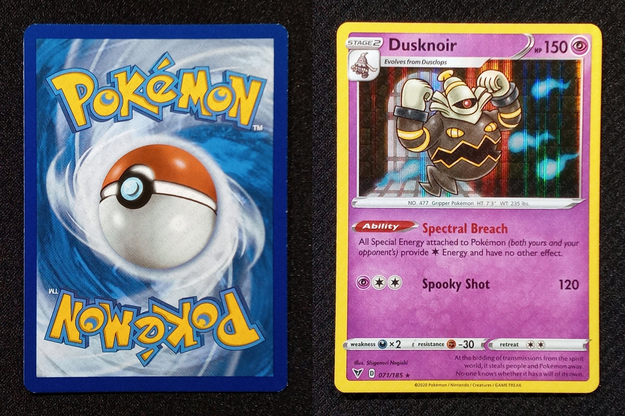 071/185 Dusknoir {Window Holo}