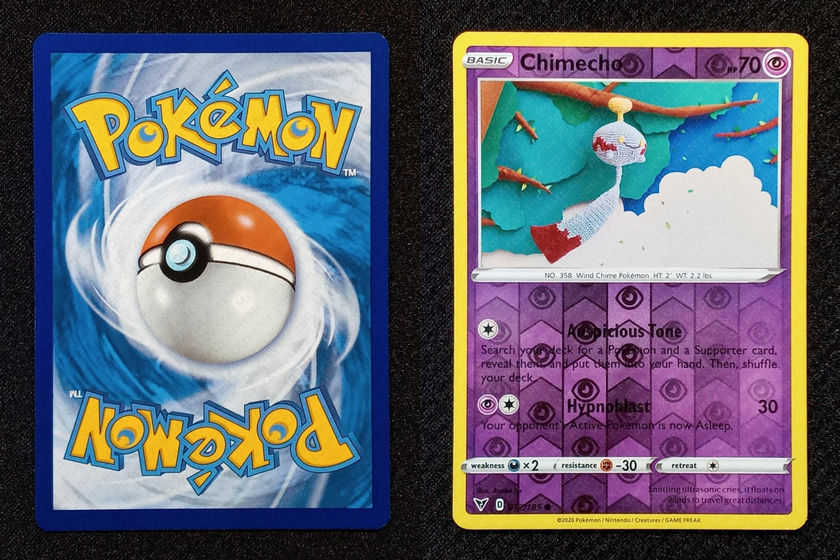 072/185 Chimecho {Reverse Holo}