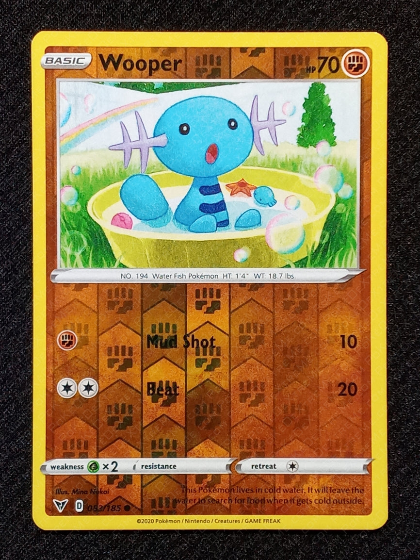 083/185 Wooper {Reverse Holo}