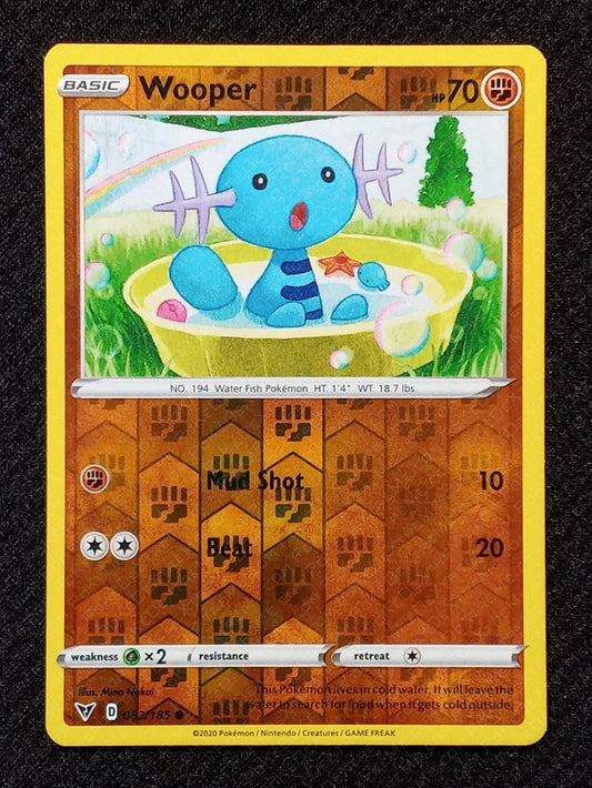 083/185 Wooper {Reverse Holo}