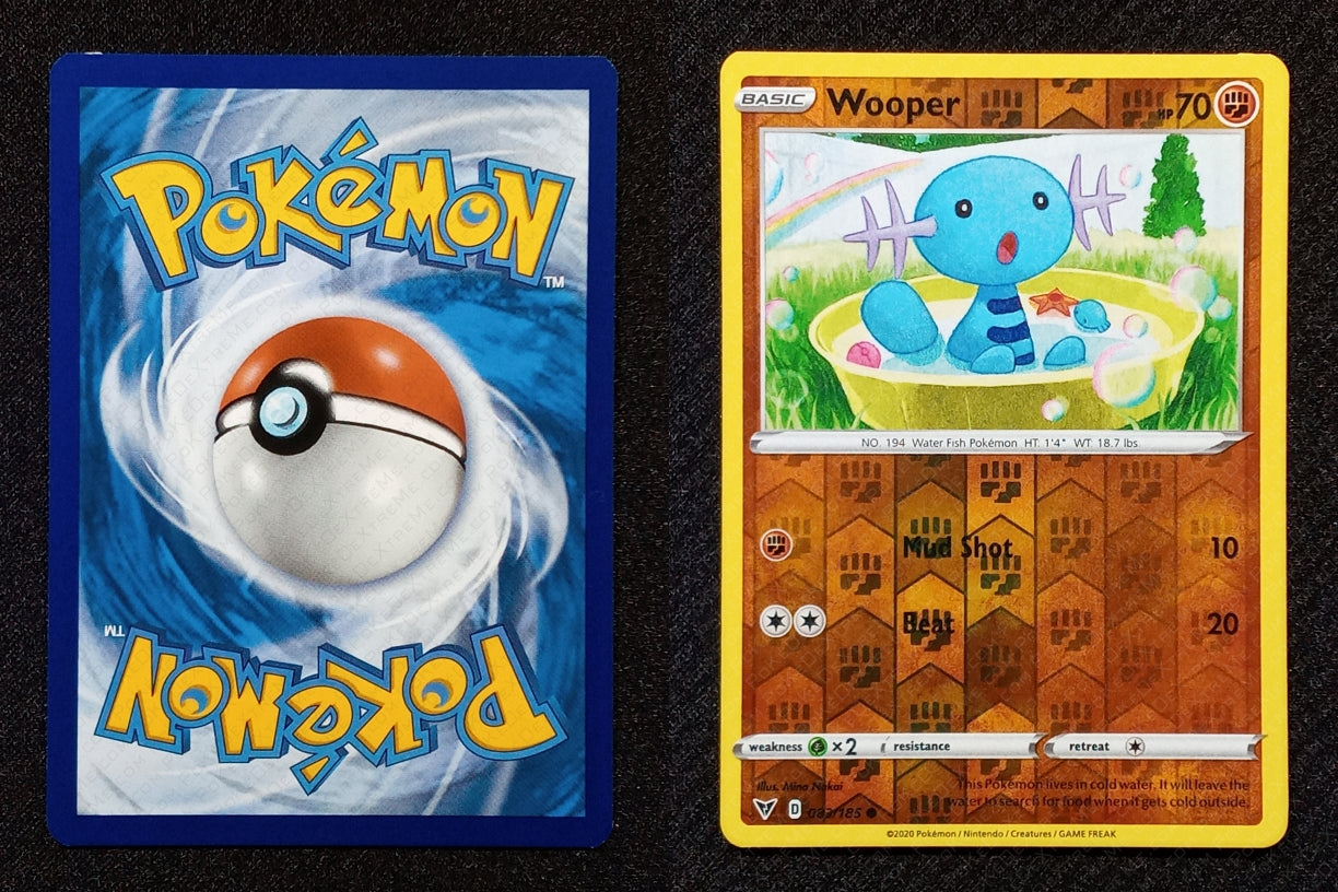 083/185 Wooper {Reverse Holo}