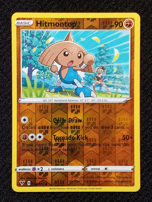 088/185 Hitmontop {Reverse Holo}