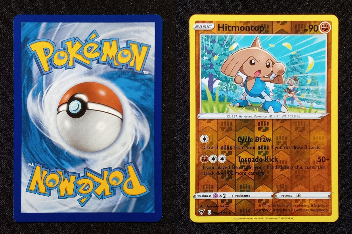 088/185 Hitmontop {Reverse Holo}