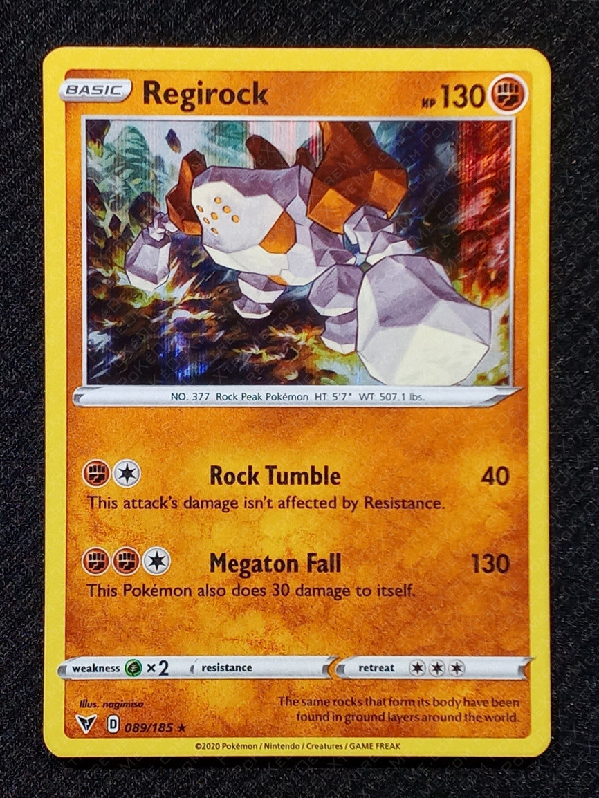 089/185 Regirock {Window Holo}