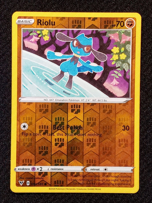 090/185 Riolu {Reverse Holo}