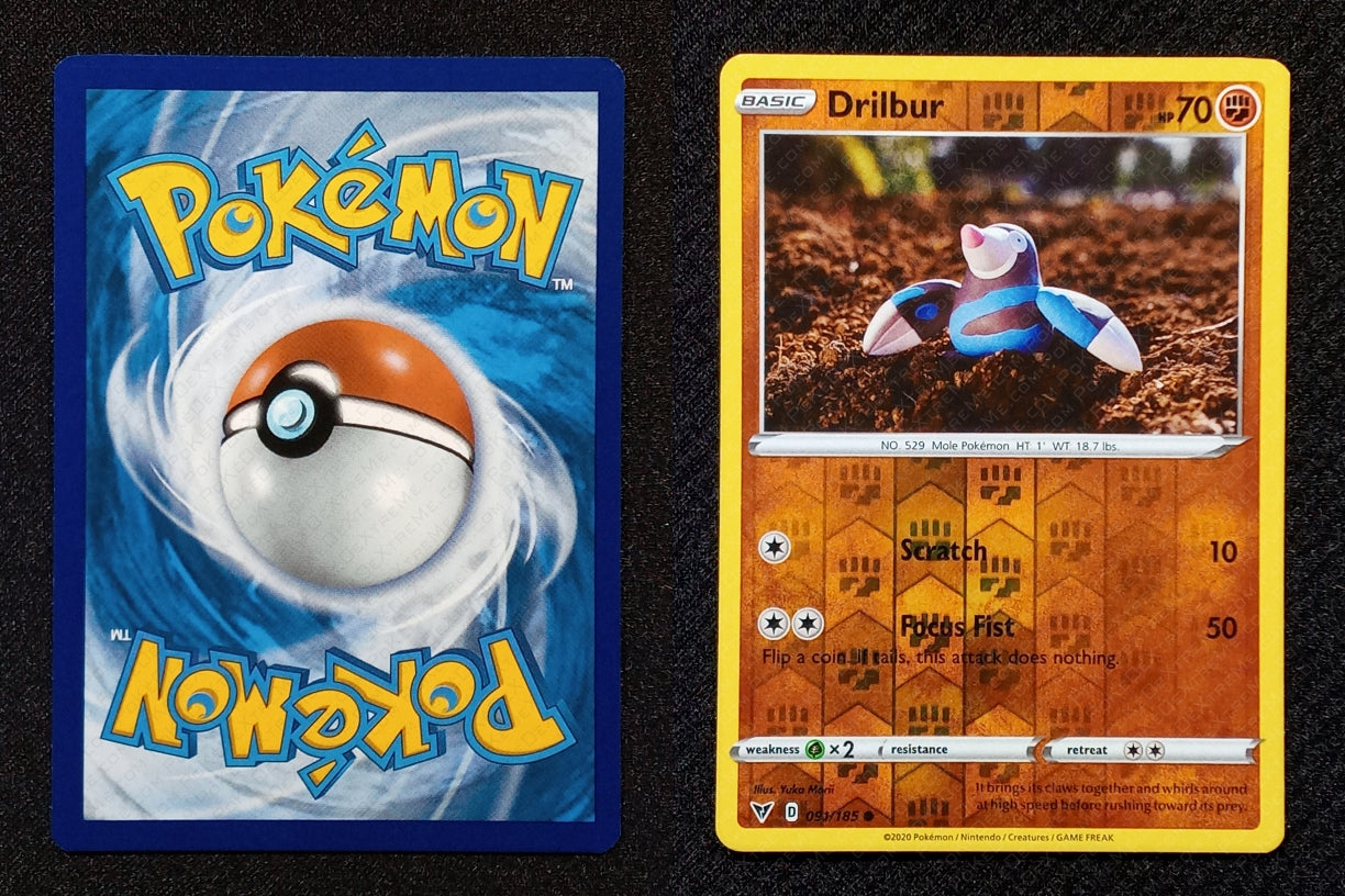 091/185 Drilbur {Reverse Holo}