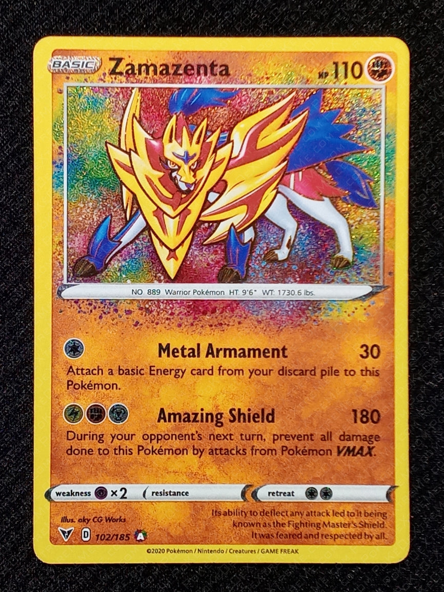 102/185 Zamazenta {Window Holo}