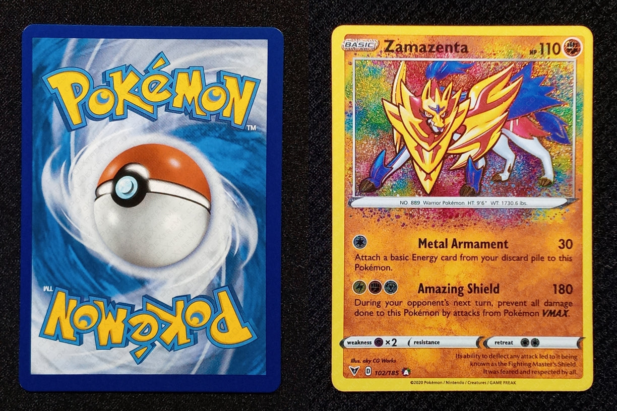 102/185 Zamazenta {Window Holo}