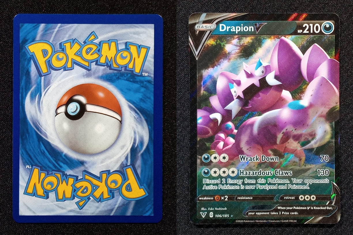 106/185 Drapion V {Full Art Holo}