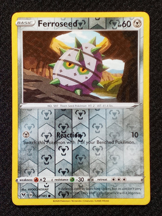 123/185 Ferroseed {Reverse Holo}
