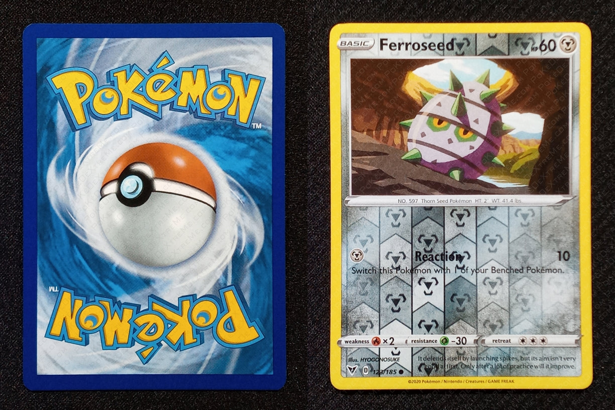 123/185 Ferroseed {Reverse Holo}