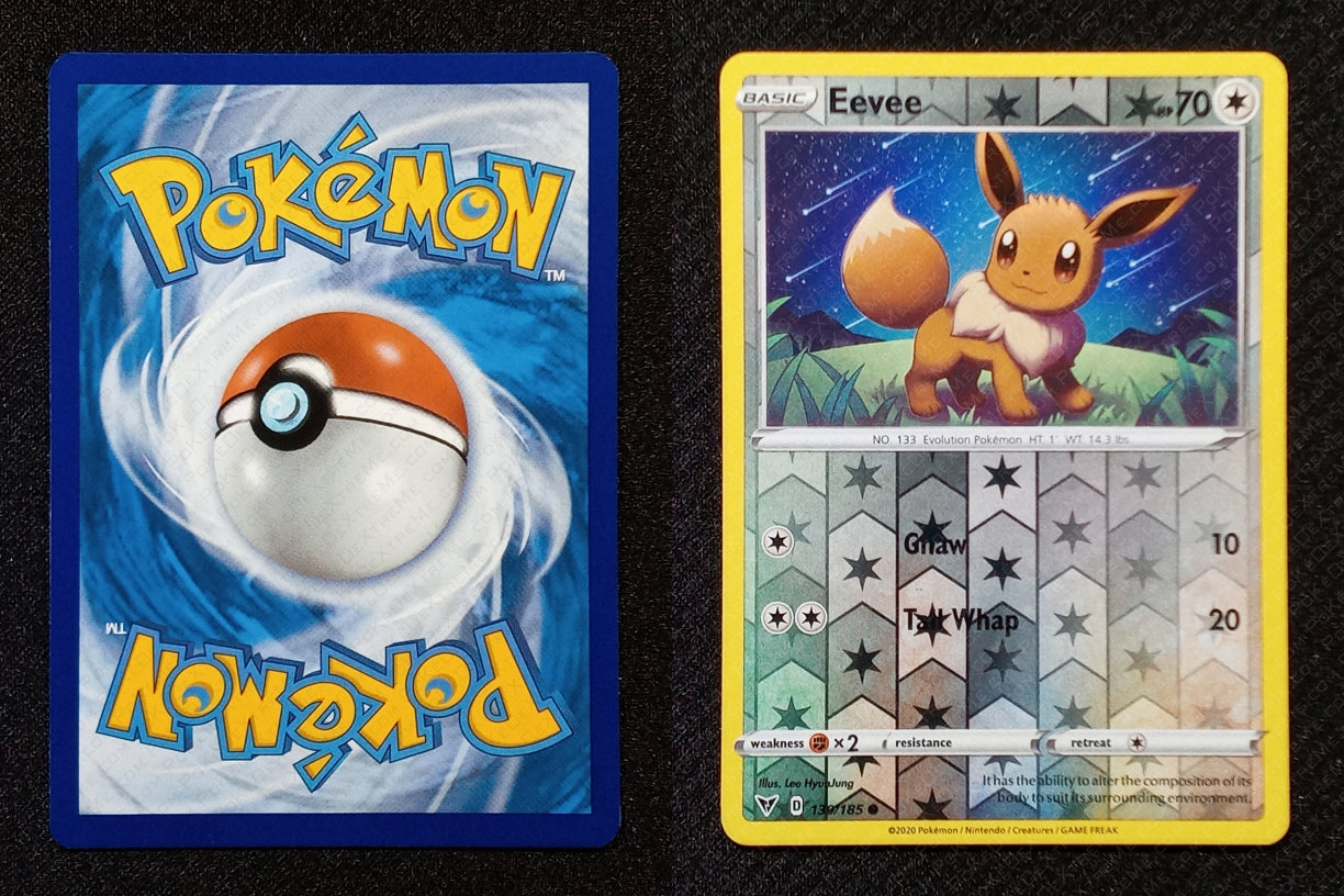 130/185 Eevee {Reverse Holo}