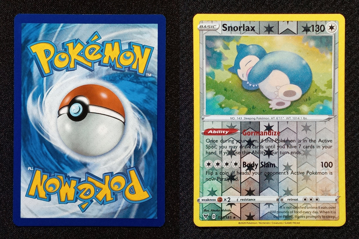 131/185 Snorlax {Reverse Holo}