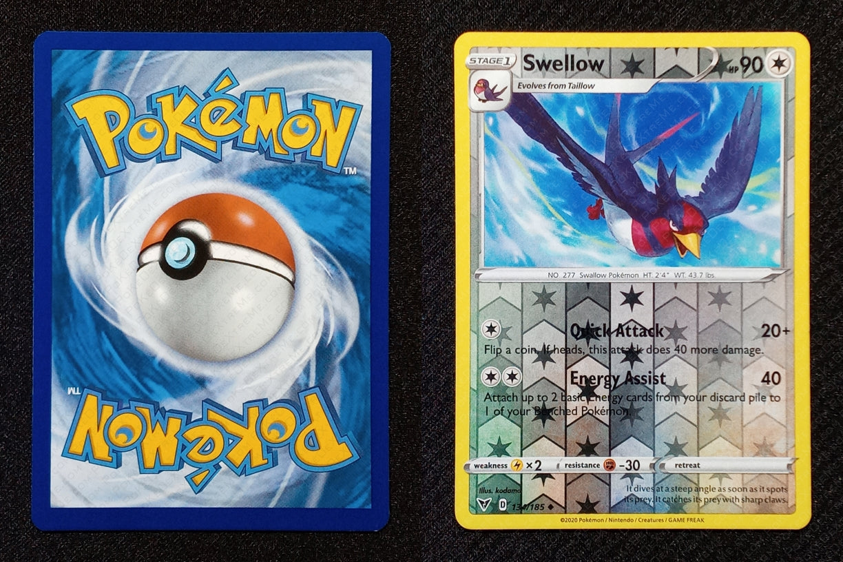 134/185 Swellow {Reverse Holo}