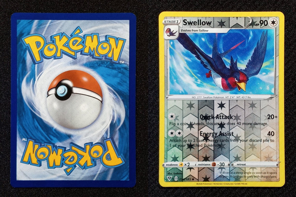 134/185 Swellow {Reverse Holo}