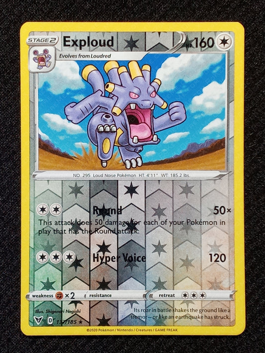 137/185 Exploud {Reverse Holo}