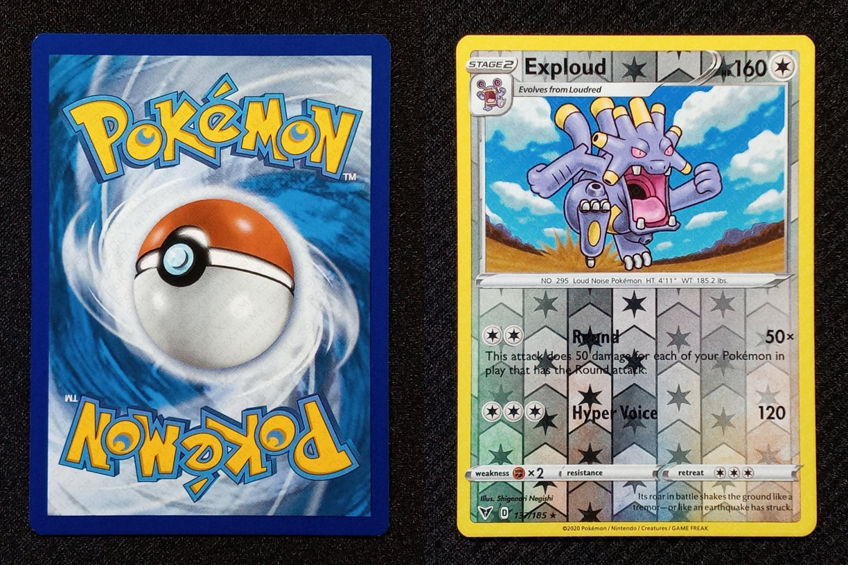 137/185 Exploud {Reverse Holo}