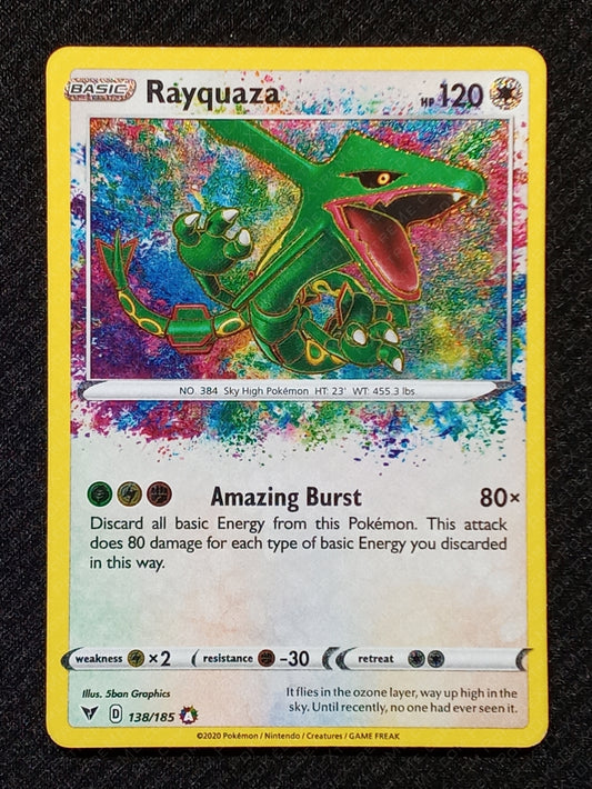 138/185 Rayquaza {Window Holo}