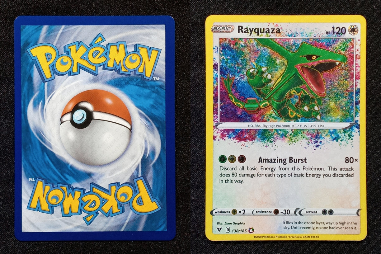138/185 Rayquaza {Window Holo}