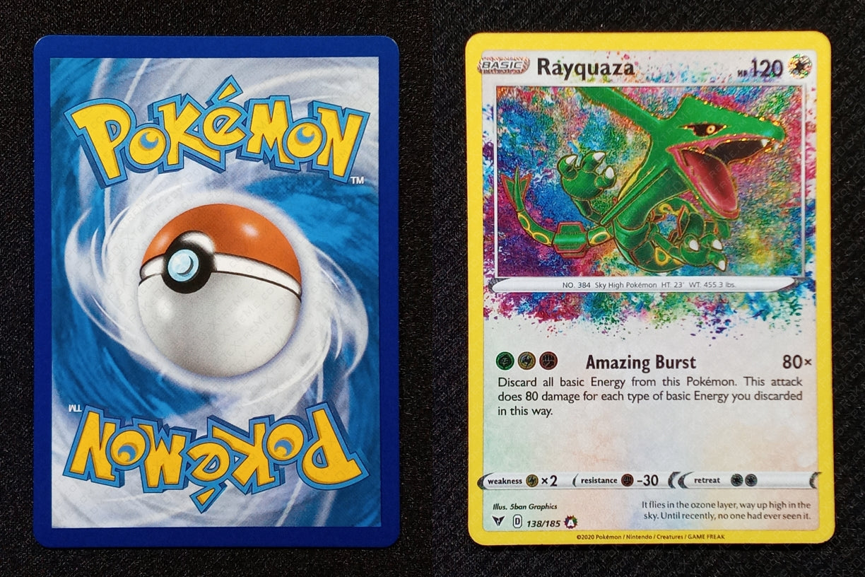 138/185 Rayquaza {Window Holo}
