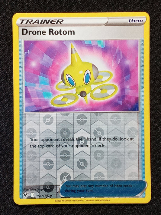 151/185 Drone Rotom {Reverse Holo}