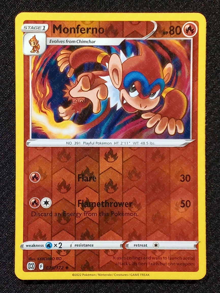 025/172 Monferno {Reverse Holo}
